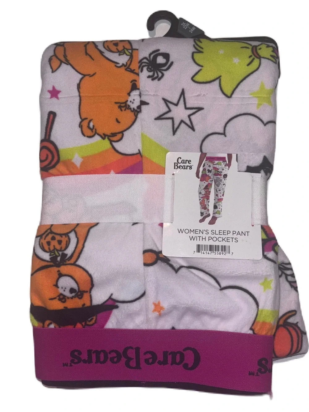 Care Bears Halloween Women's Sleep pants with Pockets Size 3X (22W-24W)
